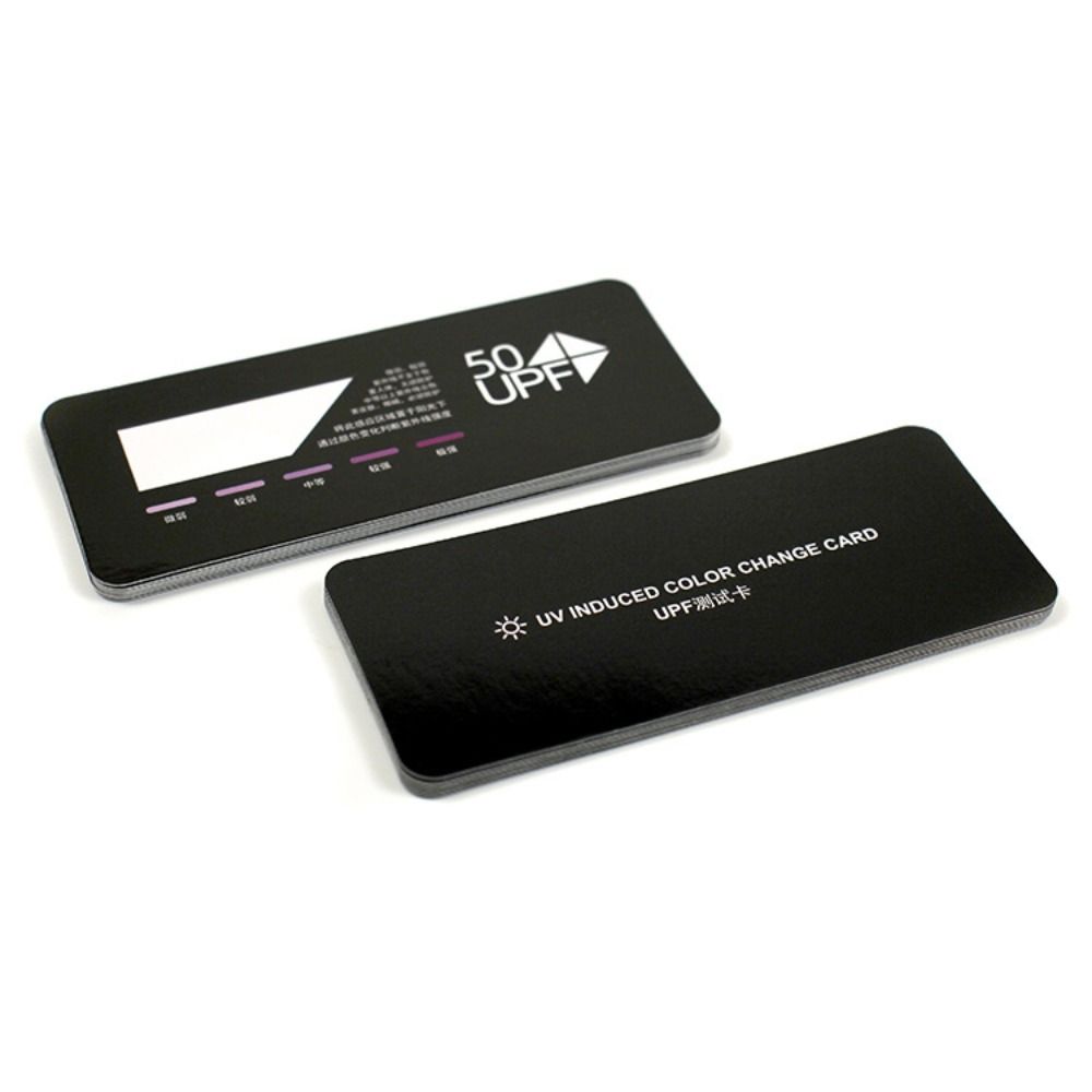 10PCS Test Strips UPF50+ Test Card Professional UVB Test Card Sunshine Testing Card Outdoor