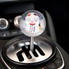 MUTEKI Maneki Maneki Neko Shift Knob, Cute, Round Gear Knob, MT Car, AT Car,
