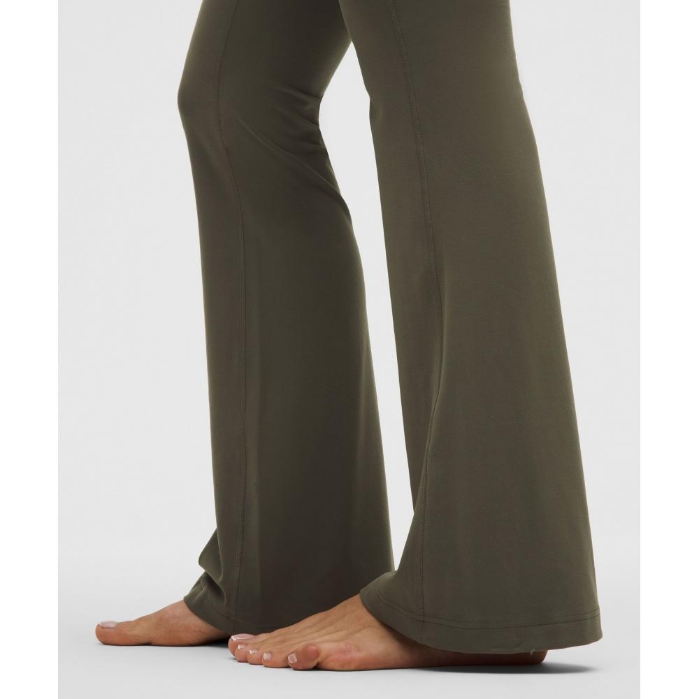 Lululemon Groove Nulu High Rise Flared Pant  Regular Army Green