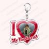 Portachiavi Carino I Love My Boyfriend Chibi per Accessori Law Pet Strade Lawrence Ren Hana Owo Portachiavi Gioielli Amici Fan Regali