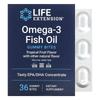 Life Extension Omega-3 Fish Oil Gummy Bites, Tropical Fruit, 750mg, 36 Gummies