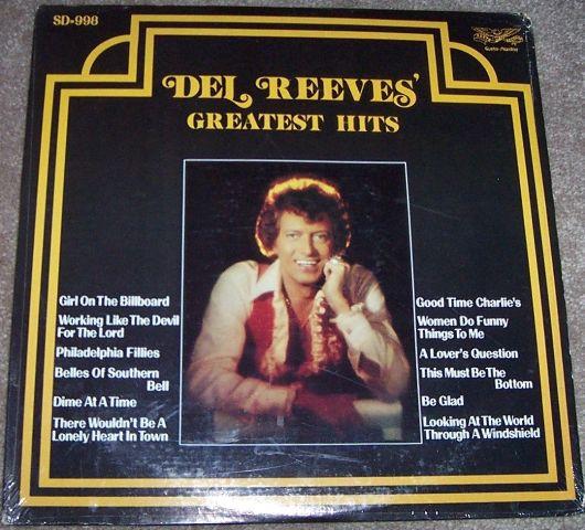 

LP Пластинка DEL REEVES - Greatest Hits SD998 Gusto Records 1978 US Фолк Б/У