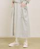 Comoni Nose W Side Pocket Skirt [Ivory]