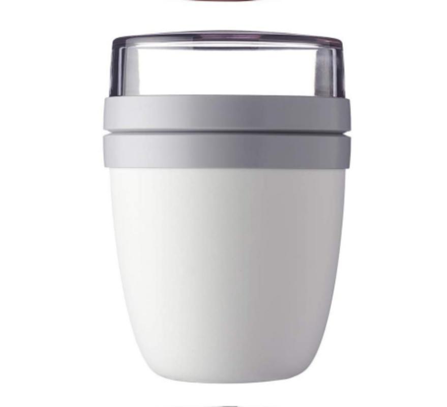 

Funny Creative Kitchen Portable Portable Transervation Bowl Outlet Food Box Lunch Box Yogurt Nut Container | Breakfast Boxes (White)