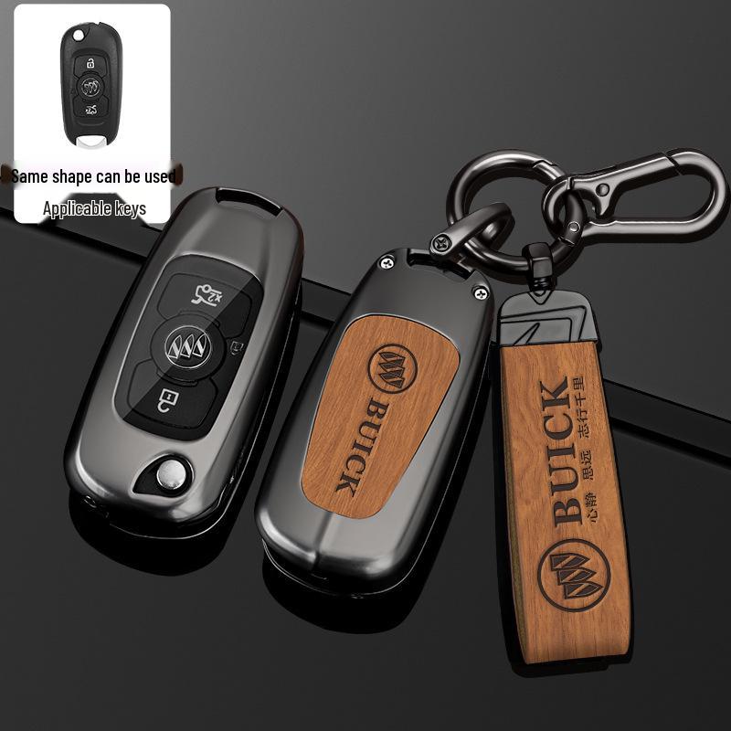 Smart Key Case Shell with Buckle for Buick Verano 15-19 Models - Unisex