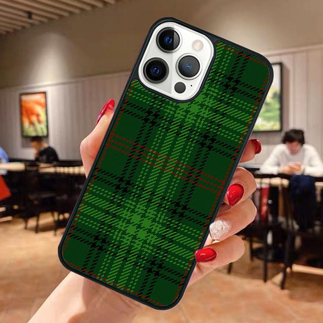 Clan Stewart Dress Tartan Plaid Pattern Phone Case For iPhone 17 Air 13 12 14 15 16 For Apple Pro Max Plus