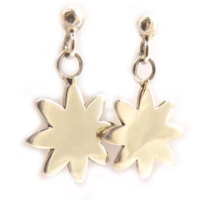 [C4740] - Silver 'Daisies' Earrings
