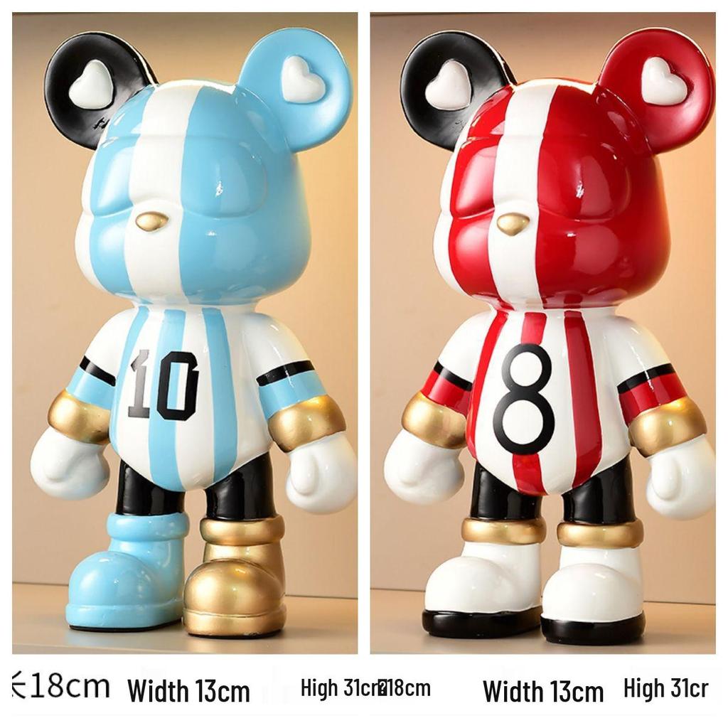 Trendy Beer Figuur Spaarpot - Creatieve Cartoon Decoratie voor Moderne Woonkamers