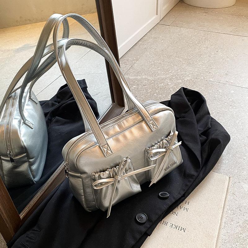 Fashion Versatile Shoulder Bag Large Capacity Solid Color New Handbag