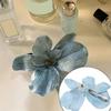Flower Grasp Clip Bohemian Orchid Side Clip Simulation Flower Seaside Hairpin Flower Headwear Hair Clips Garment Accessories