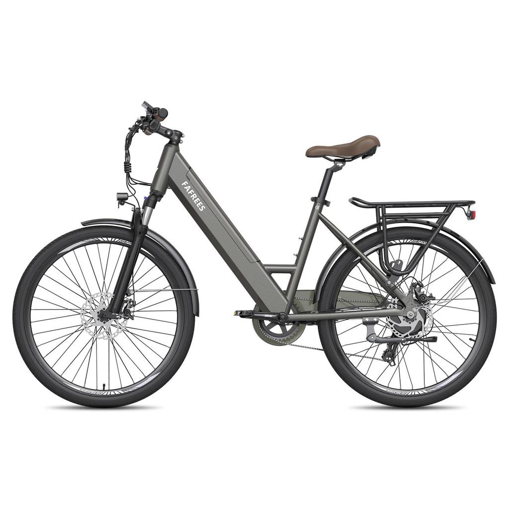 FAFREES F26 Pro City Commuting Electric Bicycle With TowSeat 36V15Ah Battery 250W Motor 26 Inch City Tires 120KG Load E-Bike For Adult