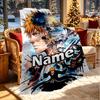 Custom Name Personalized BLEACH Print Blanket, Home Decor, Bedroom, Sofa, Camping, Couch, Gifts for Birthday ChristmasEnthusiasts