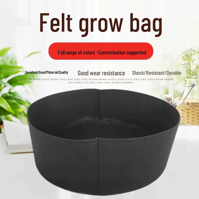 Felt Seedling Bags - Various Size Round Outdoor Planting Pots