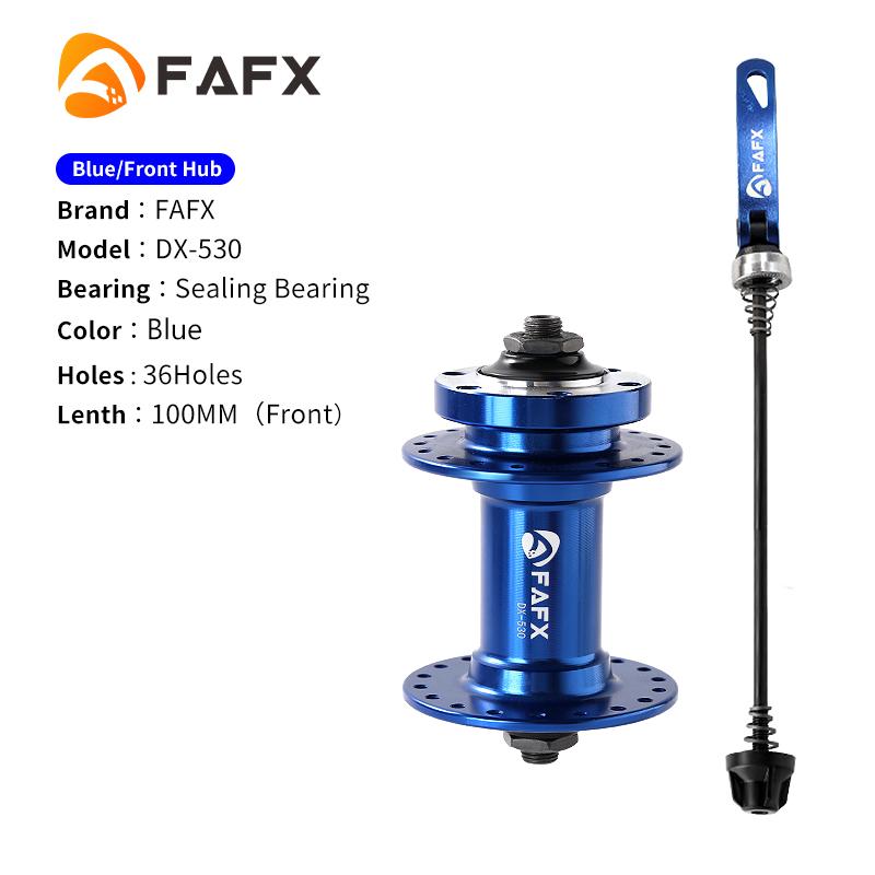 FAFX MTB Bike 32/36 Holes Sealing Bearing Hubs Compatible 7/8/9/10/11 Speed Cassette Cogs Disc Brake Alloy Hub Bicycle Parts