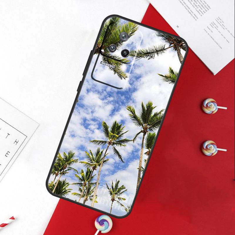 Sunset Palm Trees Cover For Xiaomi 13T 11T 12T 14T Pro 13 14 15 Ultra POCO X7 Pro X3 X5 X6 F5 F6 M6 Pro Case