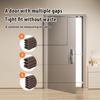 6M/Roll Door Seam Sealing Strips Self-adhesive Dust-proof Window Gap Sealing Strip Windproof Soundproof Silent Door Stickers