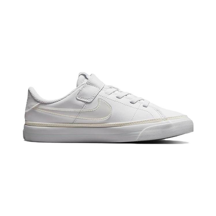 New Nike Court Legacy Low Top Skateboard Shoes White Children Aged 3 7 Years Old DA5381-114