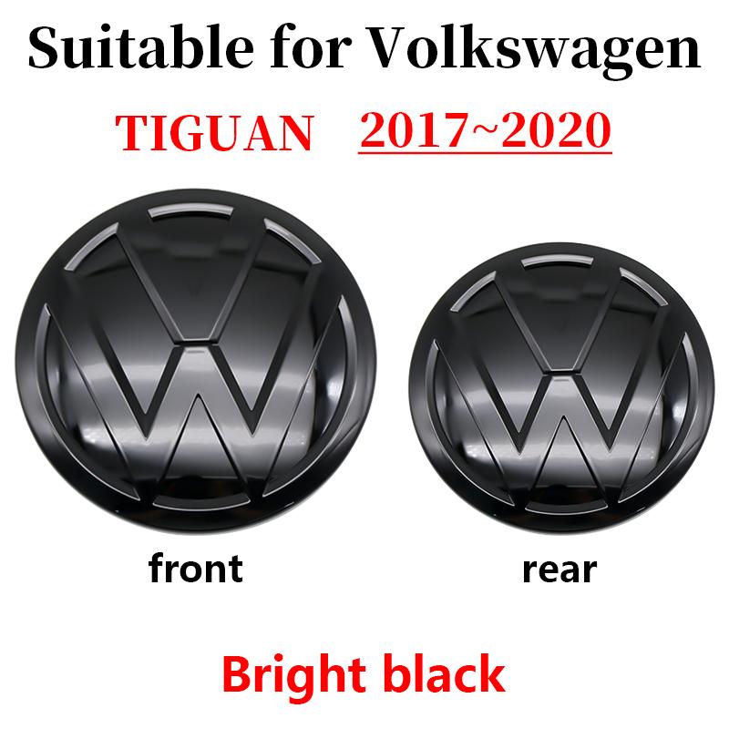 ABCD1 Volkswagen VW Front Grille Rear Trunk Emblem Badge Lid Cover Logo Decoration Sticker For Tiguan 2017 2018 2019 2020 Accessories