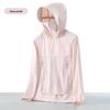 Unisex UPF50+ UV Protection Ice Silk Windbreaker with Large Brim