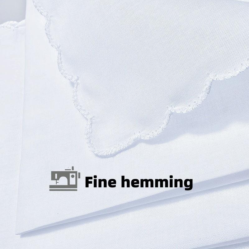 1 Τμχ/6 Τμχ/8 Τμχ/10 Τμχ/12 Τμχ/16 Τμχ Βαμβακερή Δαντέλα Γάμου Απορροφητική Ιδρώτα Χειροποίητη DIY Λευκή Μαντήλα Λεπτή Έκδοση