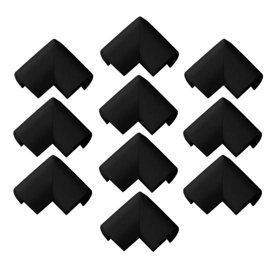 

10 шт. утолщенный детский стул для предотвращения столкновений, угловой безопасный защитный чехол, накладка чёрный