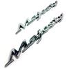 MAXIMASELECT Emblem for Yamaha Majesty 125 Majesty 250 Exterior Chrome Plated & - Parts, (Silver)