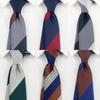 2025 New British Gentleman Stripe Men's Tie Suit Street Style Combo