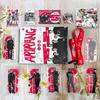 Deluxe Kpop BTS Arirang Support Geschenkbox | 7 Stück Acryl-Ständer, Lomo-Karten, Schlüsselanhänger, Lanyard, Abzeichen-Foto-Set | BTS Album Merchandising für Fans