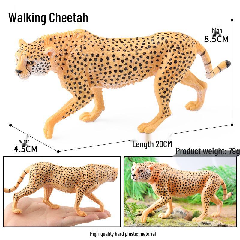 Cross-Border Animal Toy Set: Sheep, Cow, Horse, Donkey, Goat, Poultry Plastic Models