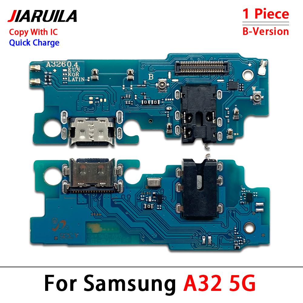 NEW Tested USB Charging Port Dock Charger Plug Connector Board Main Motherboard Flex Cable Parts For Samsung A22 A32 4G A42 5G