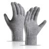 Damen Alpaka-Wolle Fleece-gefütterte Touchscreen Strickhandschuhe - Warm & Weich für den Winter