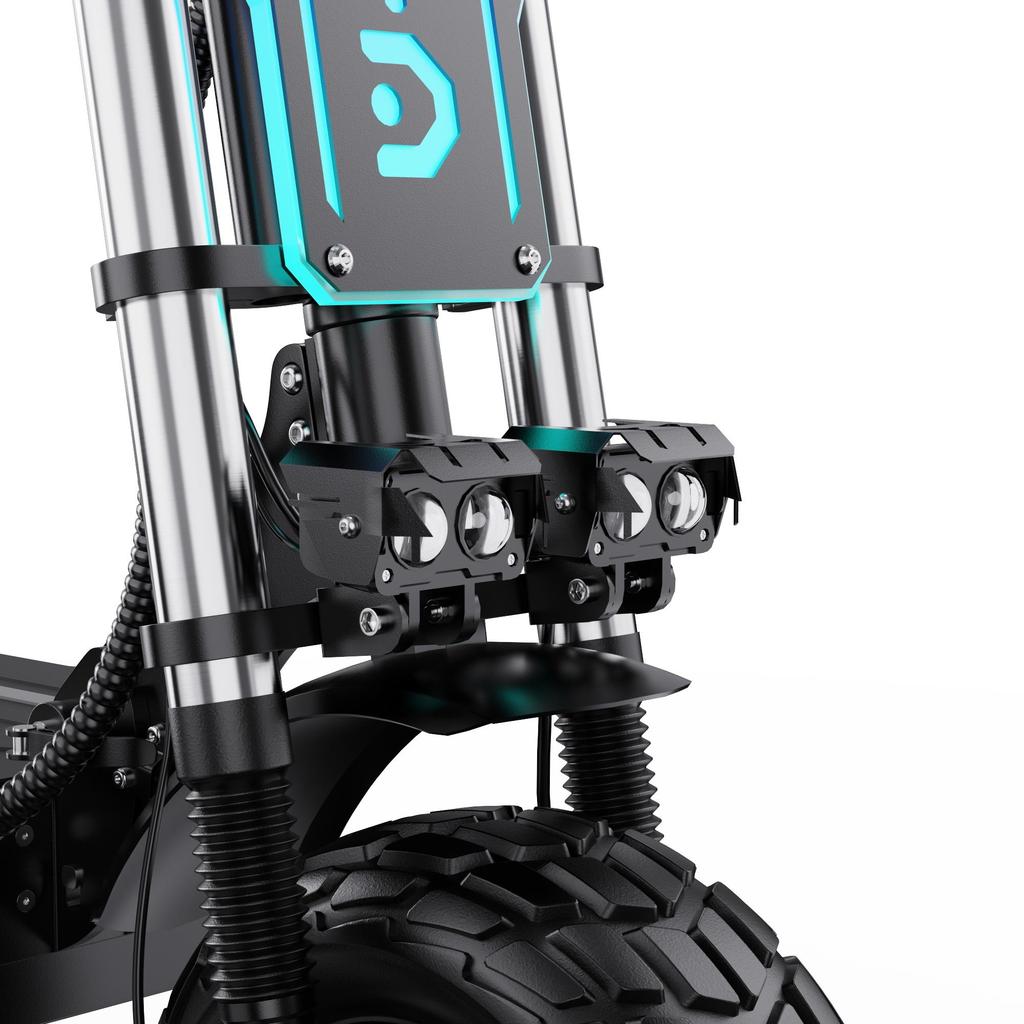 Electric Scooter OOTD 13" 3000Wx2 Dual Motor 60V 31.2AH Max Range 100Km Load 150Kg Black T90