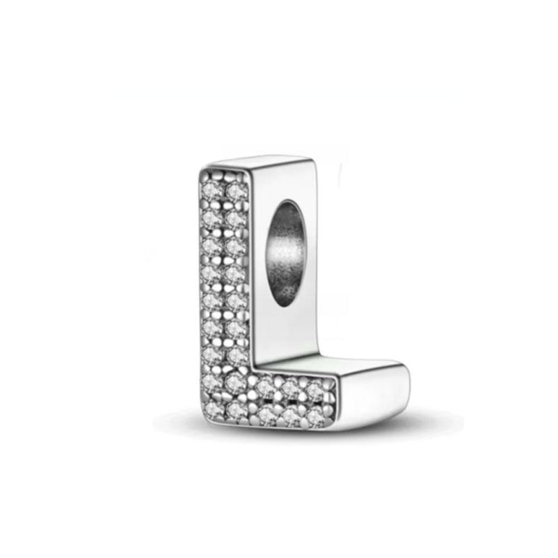 

New Copper 26 Letter A-Z Bead Pendant,Suitable For European Original Bracelets Diy Accessories,Exquisite Jewelry