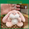 Sweet Rabbit Plush Keychain Colorful Cartoon Animal Stuffed Toy Backpacks For