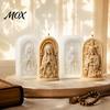 Religious Candle Making Silicone Molds Jesus 3D Mold, Good Shepherd Virgin Spiritual Home Decor Wax Casting Tools Mary Mold for DIY Projects