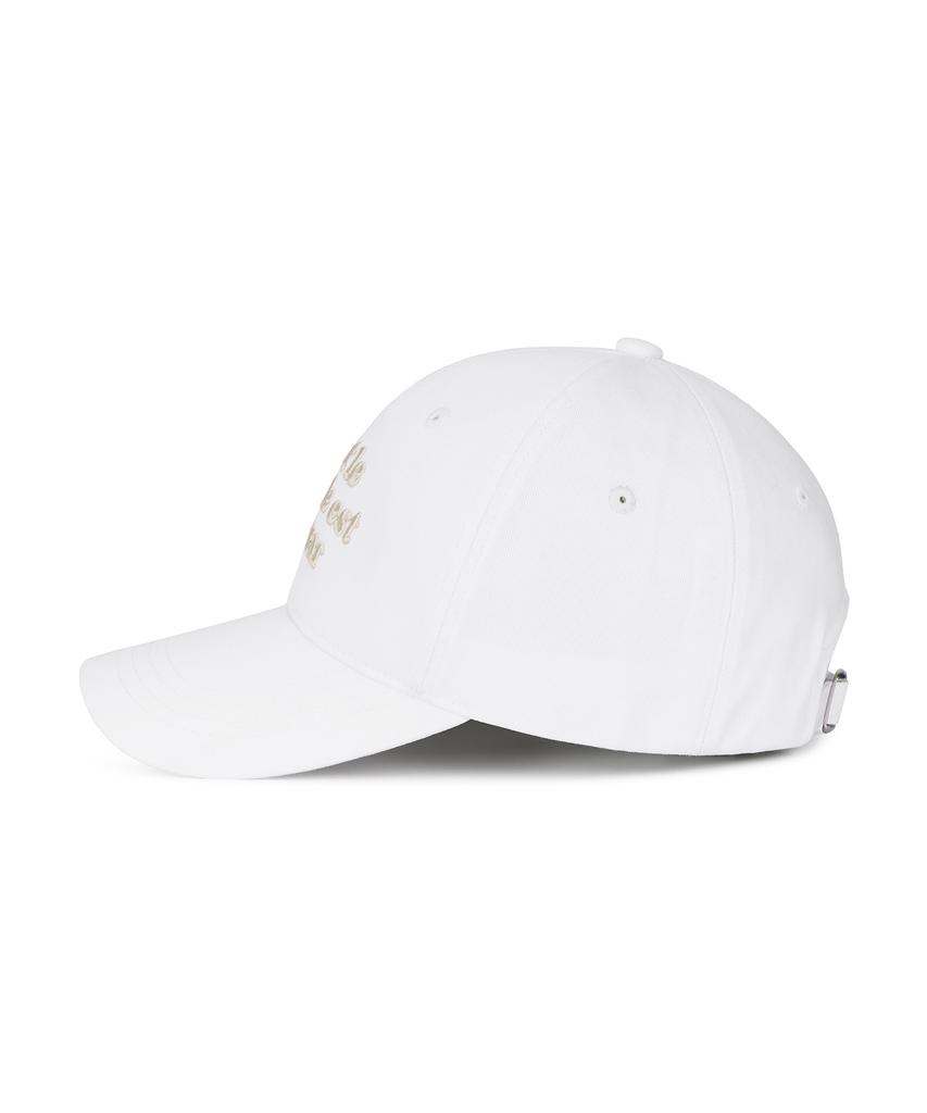 Bajal Tmv Lettering Ball Cap [Twill White]