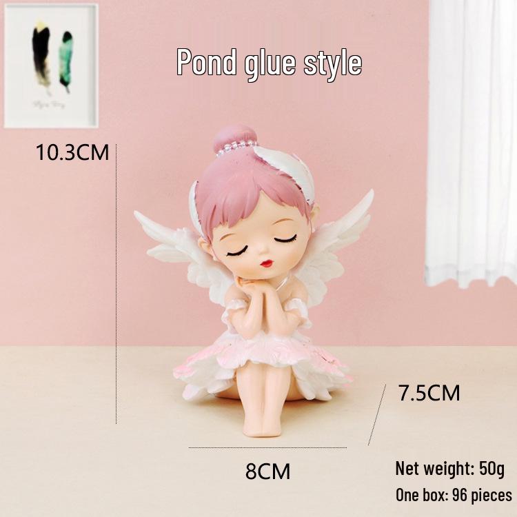 Nordic Ballet Girl Ornament for Car, Cake, or Desk Decoration