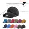 Men Women Washed Distressed Twill Cotton Baseball Cap Vintage Adjustable Dad Hat Fashionable Baseball Cap