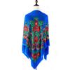 Breathable Thin Russian Square Scarf For Women Floral Print Russian Shawl Bandana Luxury Floral Head Wraps 130X130Cm