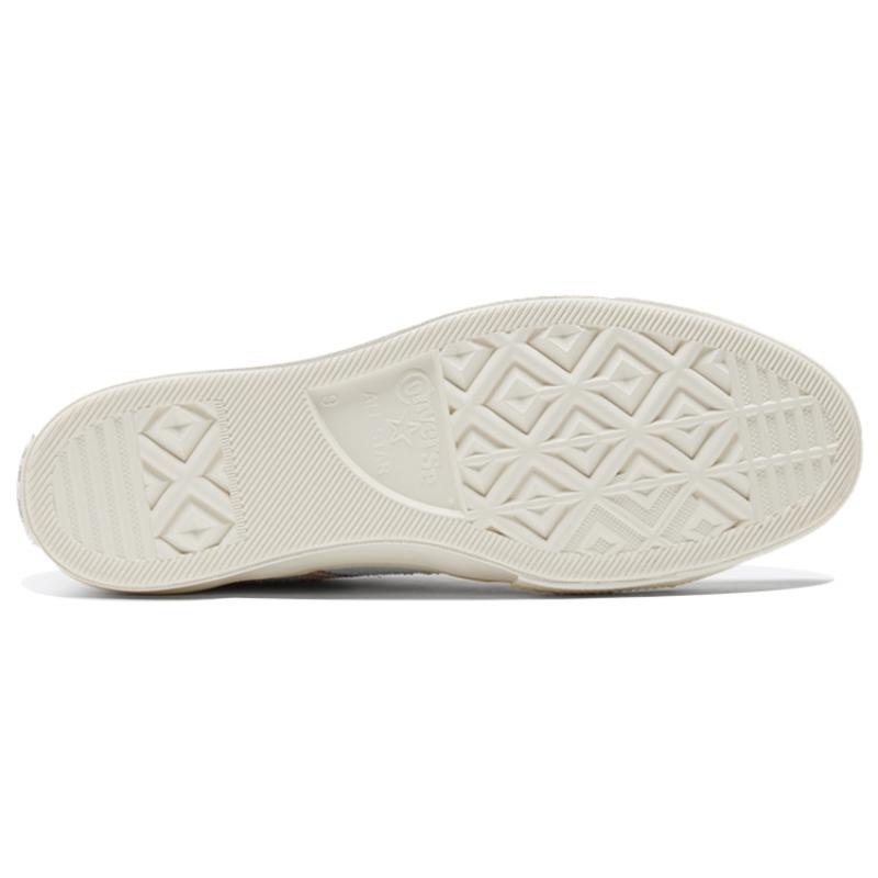 Material Block X Converse One Star Academy Non-slip and Wear-resistant Low-top Board Shoes Unisex White and Blue Stitching
