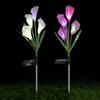 Solar Artificial Calla Lily Garden Stake Light 68cm Waterproof Outdoor Lawn Lamp Color Changing