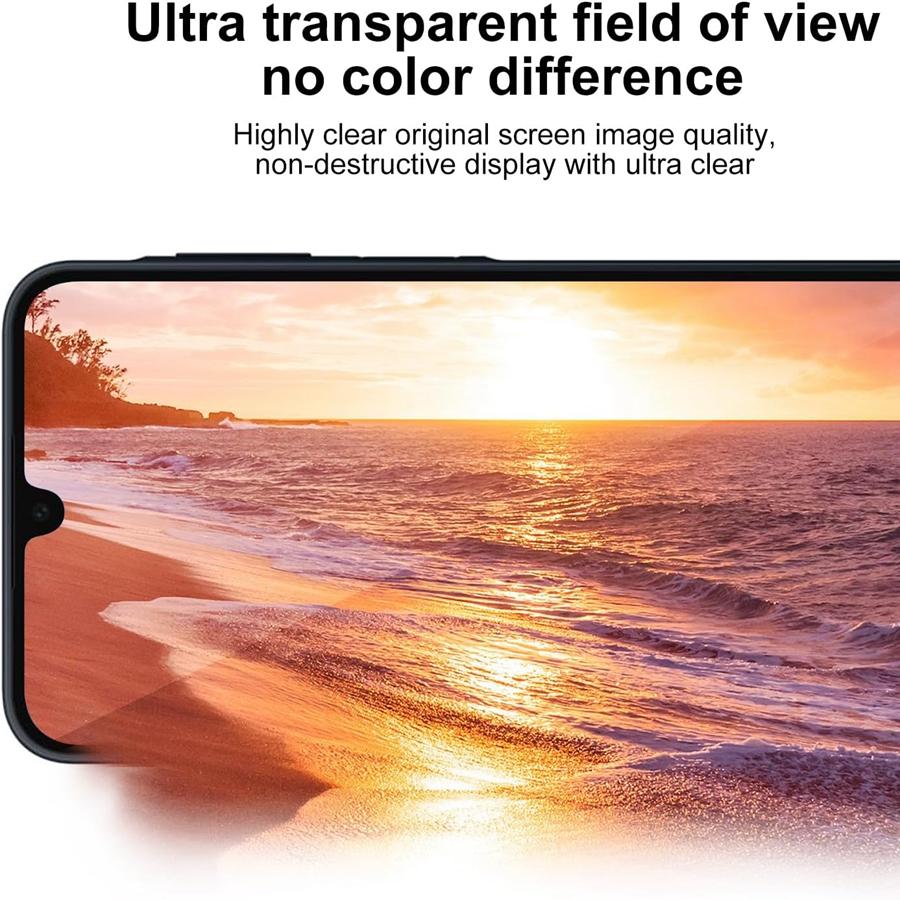 6IN1 [3+3 Pack] Tempered Glass Screen Protector for Samsung Galaxy A17/ A17 5G A07 3 PCS Tempered Glass +3 Pcs Camera Lens Protector