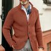 Men S Casual Turn Down Collar Long Sleeve Loose Fit Jacket