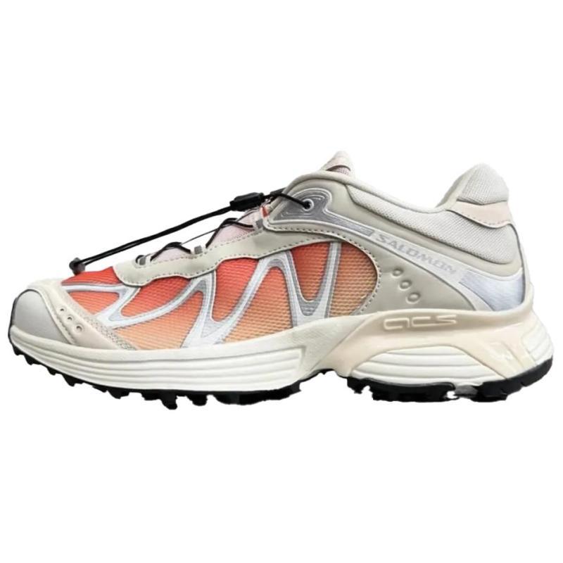 SALOMON XT WHISPER Cushioning Coverage Support Breathable Low Top Casual Running Shoes Unisex Pink Orange Sneakers 477617