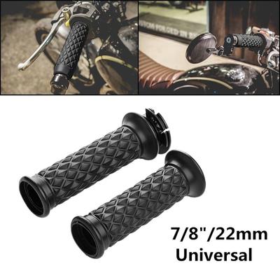 22Mm 7/8" Black Rubber Motorcycle Handlebar Hand Grips Cover For Bmw Bike Handle Grips