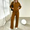 Women's Casual Hoodie Sweatpants 2 Piece Set with and Pockets Athletic Tracksuit