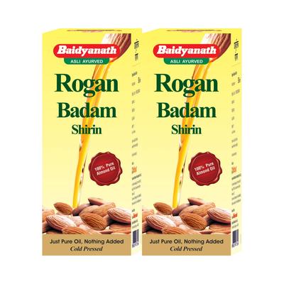 Baidyanath Rogan Badam Oil I Nourishes Skin And Hair I Anti Dandruff I 25 Ml (Pack of 2)