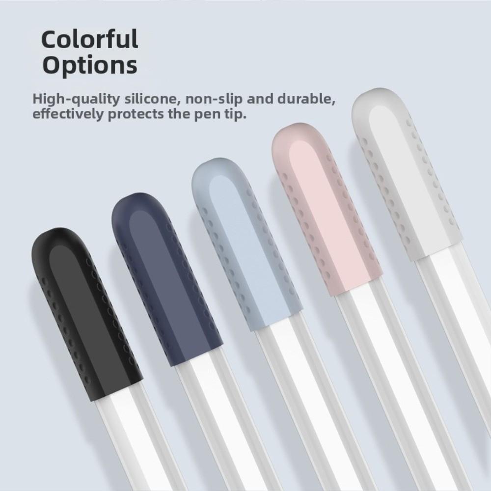 Grip Texture Stylus Tip Protector Soft Silicone Stylus Nib for Apple Pencil Universal