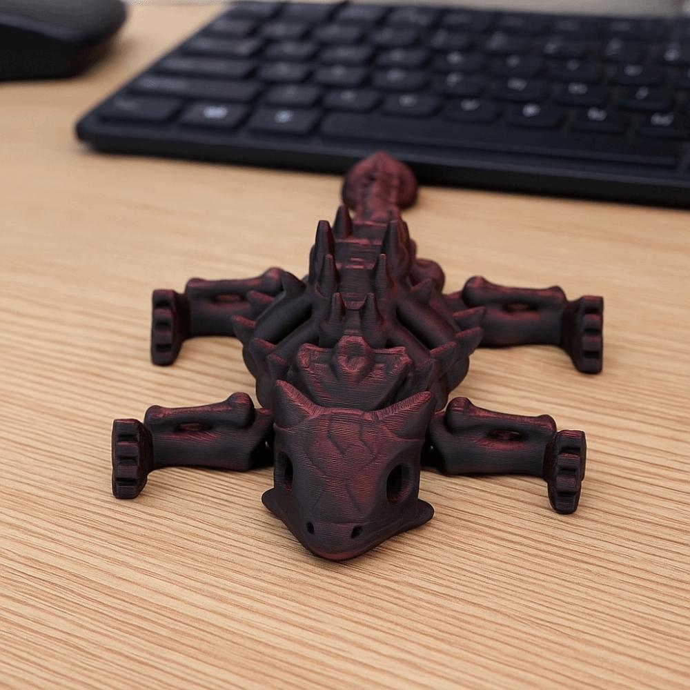 PLA Realistic Dinosaur Model Toy Handmad Dinosaur Miniatures Figurine  Desktop Decorative