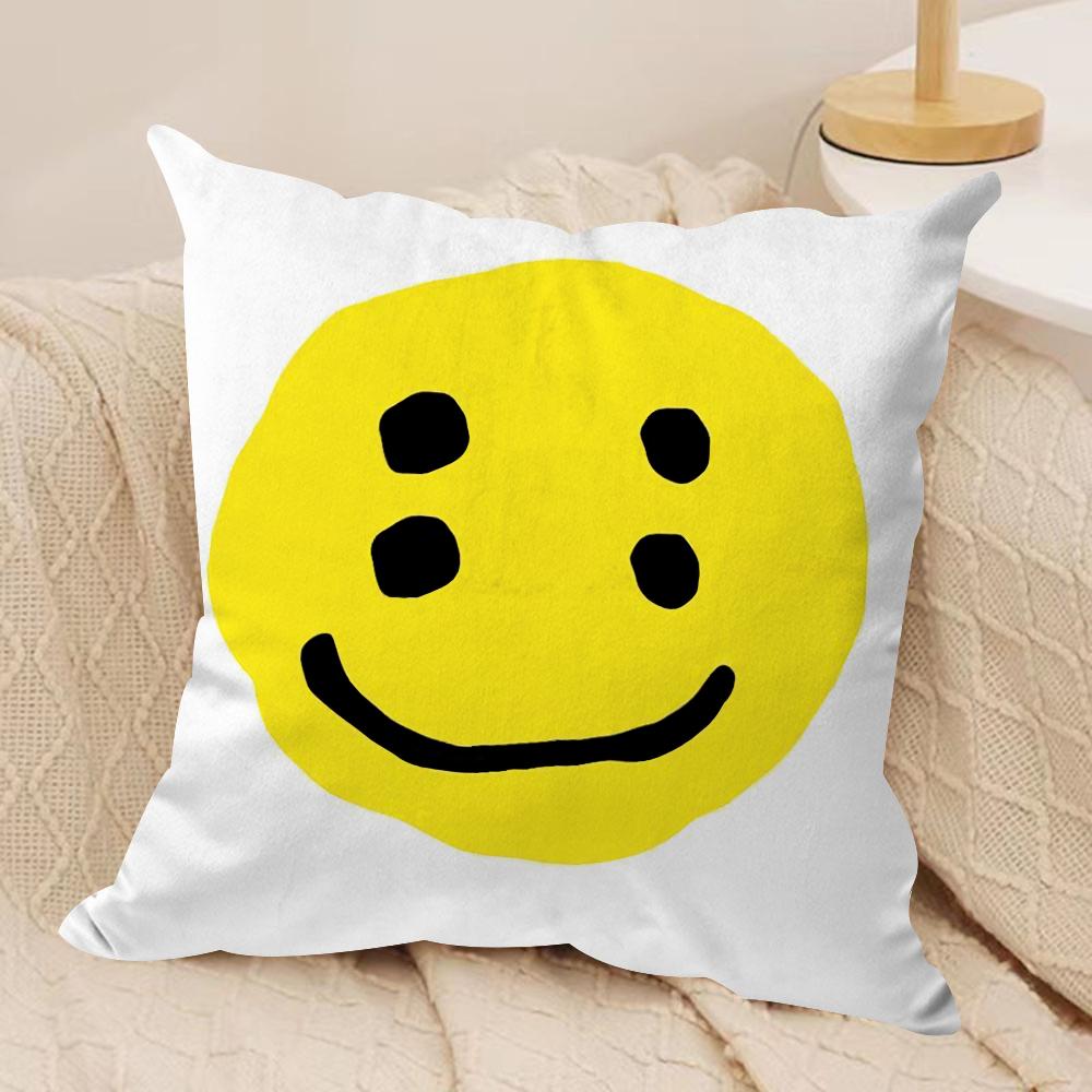 Luxury Smile CCpfmM Cushion Cover Pillowcase Ultra Soft Skin Friendly Fabric Cloud Like Comfort  Concealed Zipper